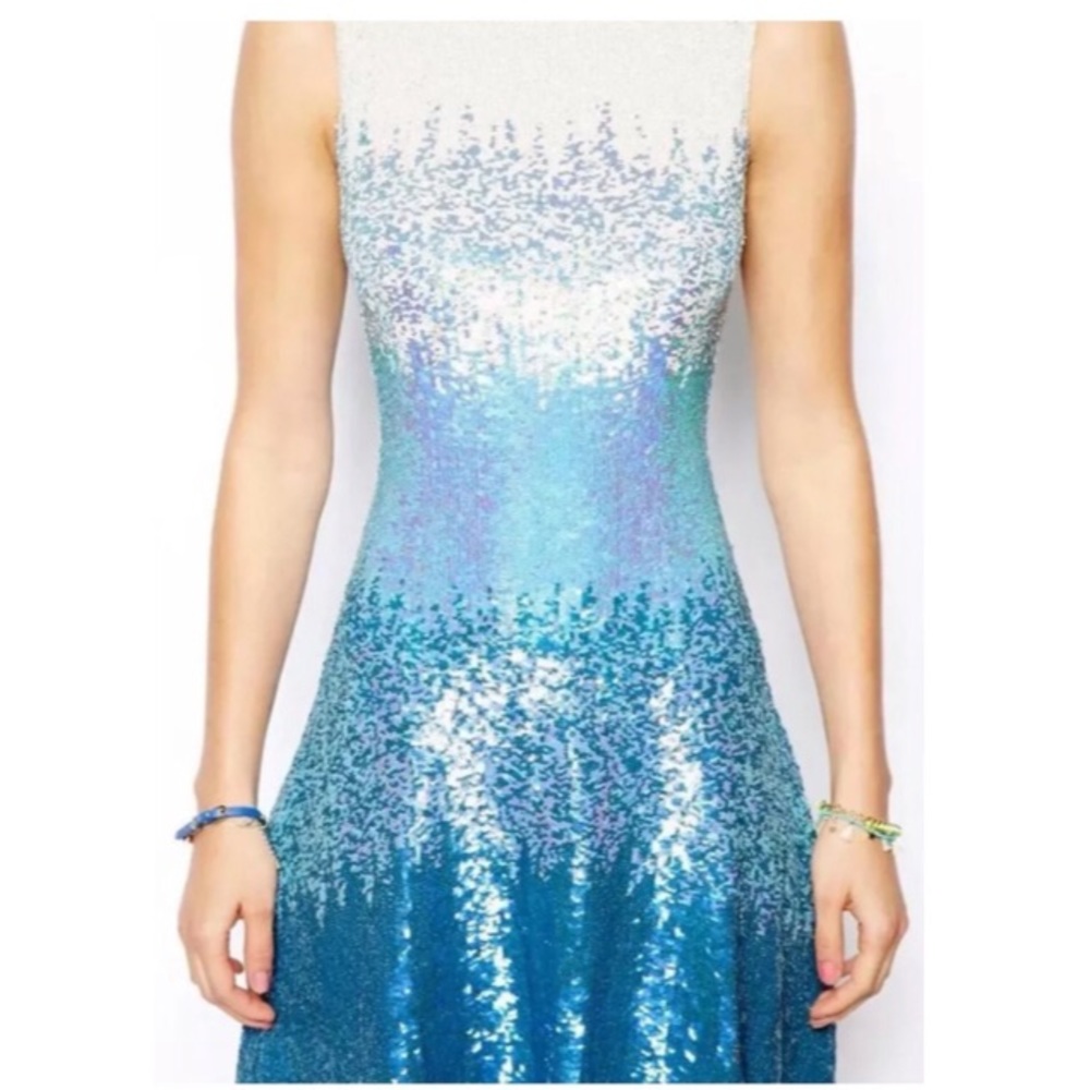 ASOS Needle & Thread Sequin Ombré Dress BNWT